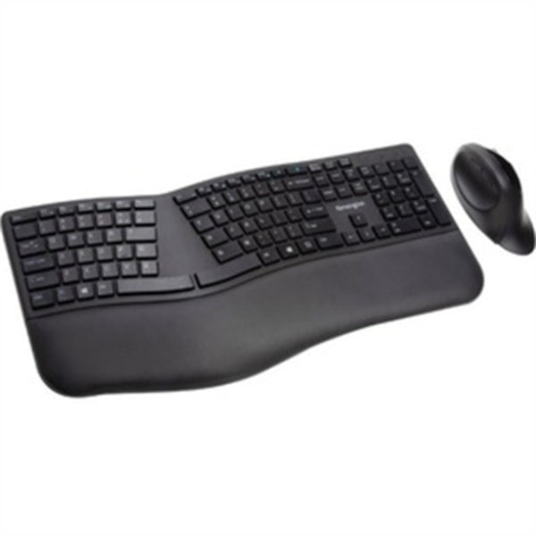 Kensington Pro Fit Ergo Wireless Keyboard and Mouse-Black