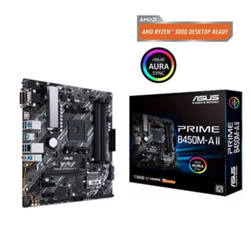 Asus Prime B450M-A II Desktop Motherboard - AMD Chipset - Socket AM4 - Micro ATX