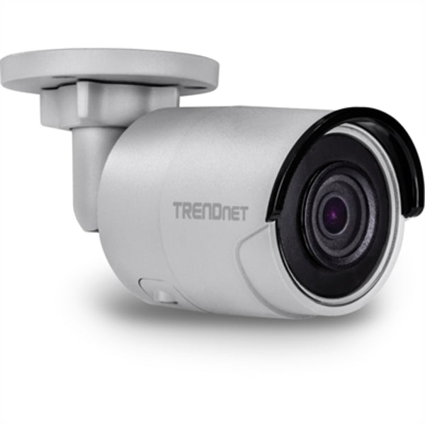 TRENDnet Indoor-Outdoor 4 Megapixel HD PoE Bullet Style Day-Night Network Camera, Digital WDR, 2688 x 1520p, Smart IR, IP66 Rated Housing, Up To 100ft Night Vision, ONVIF, IPv6, White, TV-IP314PI