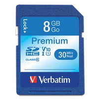 Verbatim 8GB Premium SDHC Memory Card, UHS-I Class 10