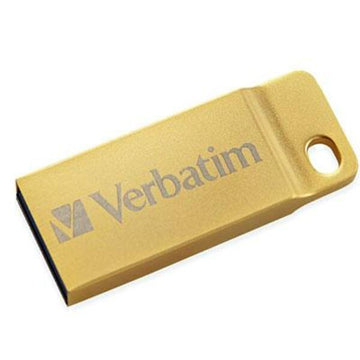 Verbatim 32GB Metal Executive USB 3.0 Flash Drive - Gold