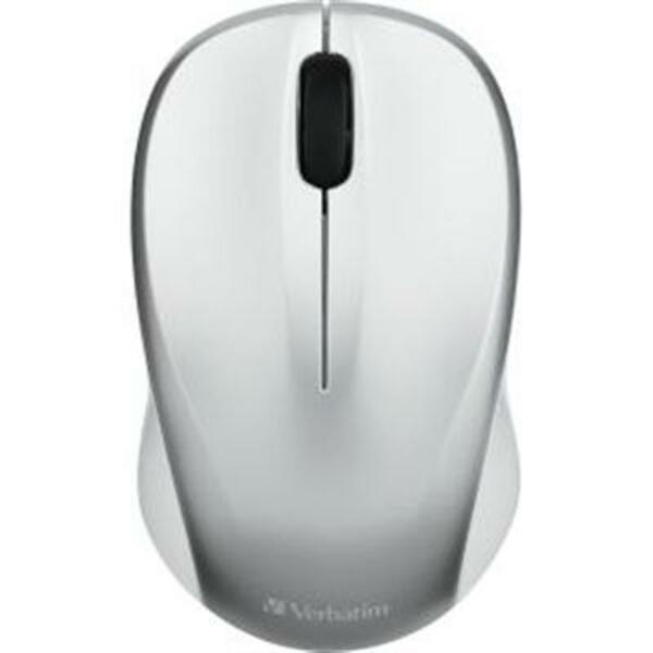 Verbatim Silent Wireless Blue LED Mouse - Silver