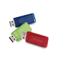 Verbatim 32GB Store 'n' Go USB Flash Drive - 3pk - Red, Blue, Green