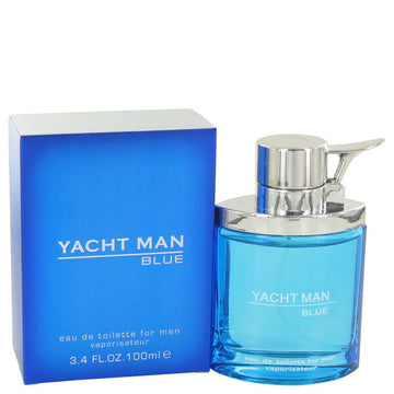 Yacht Man Blue Eau De Toilette Spray 3.4 Oz For Men