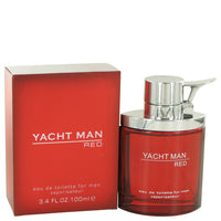 Yacht Man Red Eau De Toilette Spray 3.4 Oz For Men