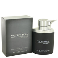 Yacht Man Black Eau De Toilette Spray 3.4 Oz For Men