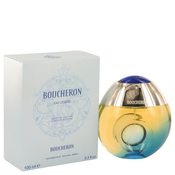 Boucheron Eau Legere Eau De Toilette Spray (blue Bottle, Bergamote, Genet, Narcisse, Musc) 3.3 Oz For Women