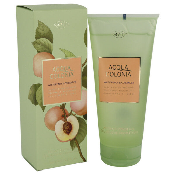 4711 Acqua Colonia White Peach & Coriander Shower Gel 6.8 Oz For Women