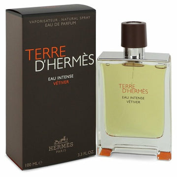 Terre D'hermes Eau Intense Vetiver Eau De Parfum Spray 3.3 Oz For Men