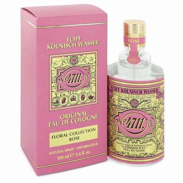 4711 Floral Collection Rose Eau De Cologne Spray (unisex) 3.4 Oz For Men