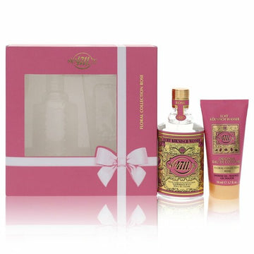 4711 Floral Collection Rose Gift Set - 3.4 Oz Eau De Cologne Spray + 1.7 Oz Shower Gel -- For Women