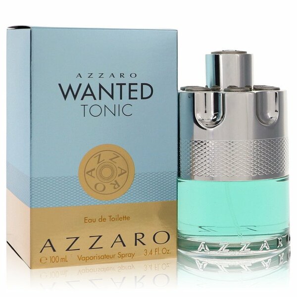 Azzaro Wanted Tonic Eau De Toilette Spray 3.4 Oz For Men