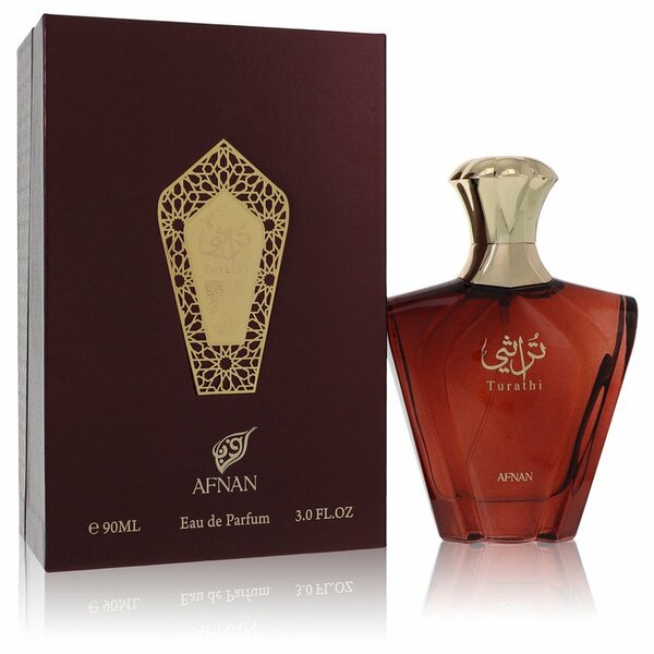 Afnan Turathi Brown Eau De Parfum Spray 3 Oz For Men