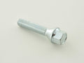 Single wheel bolt, tapered collar, shaft length 50mm M12x1.25 silver