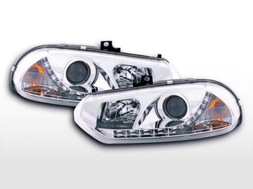 Daylight headlight LED DRL look Alfa Romeo 156 type 932 98-02 chrome