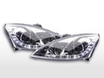 Daylight headlight LED DRL look Ford Focus 3/4/5-door. 98-01 chrome