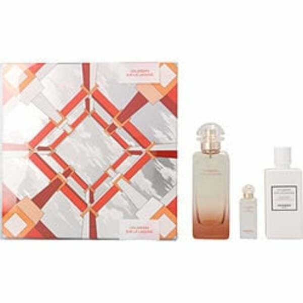 Un Jardin Sur La Lagune By Hermes Edt Spray 3.3 Oz & Body Lotion 2.8 Oz & Edt Spray 0.25 Oz Mini For Anyone