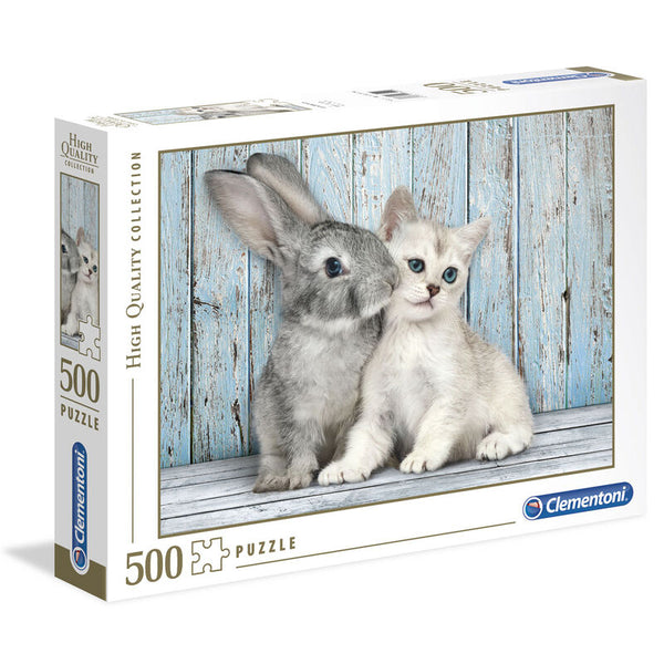 Cat and Bunny puzzle 500pcs