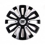 Hubcap OMP Magnum Speed Black Silver 14" (4 uds)