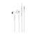 In ear headphones DCU White