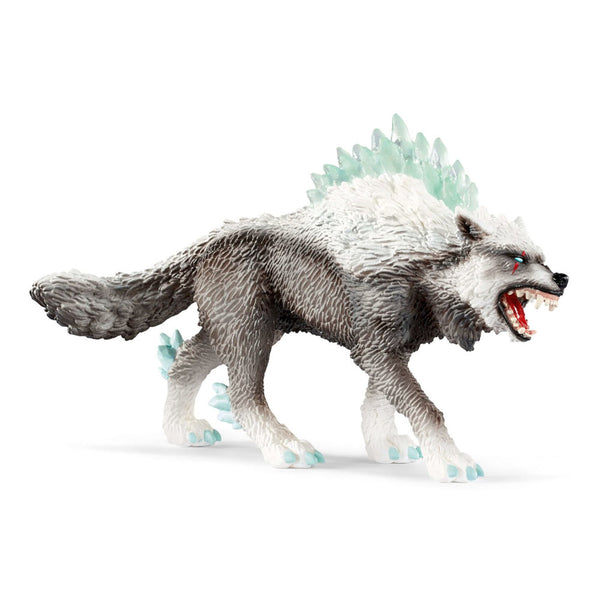 SCHLEICH Eldrador Snow Wolf Toy Figure (42452)