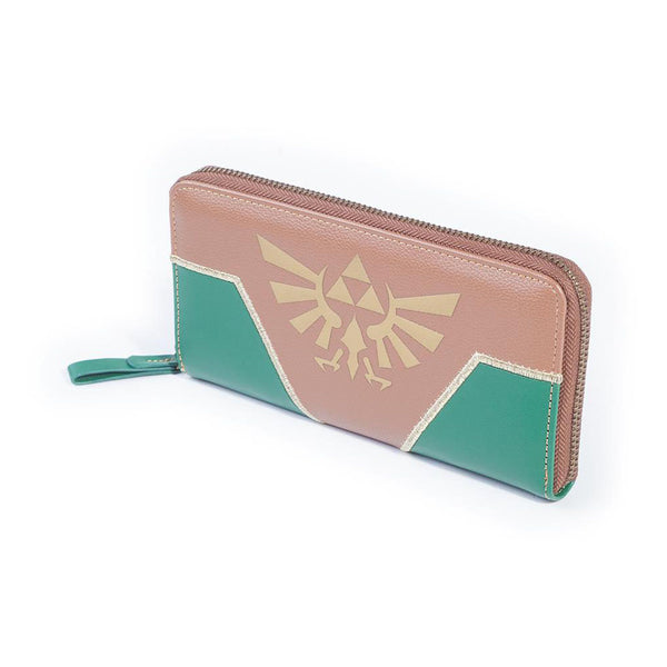 NINTENDO Legend of Zelda Gold Hyrule Zip Around Purse, Female, Multi-colour (GW775633ZEL)