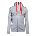 NINTENDO NES Controller Front Outline Zipper Full Length Hoodie, Female, Large, Grey (HD008013NTN-L)