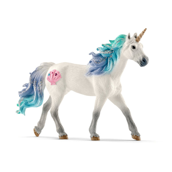 SCHLEICH Bayala Sea Unicorn Stallion Toy Figure (70571)