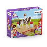 SCHLEICH Horse Club Hannah's Western Riding Set Toy Playset, 5 to 12 Years, Multi-colour (42441)