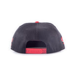 SONY Playstation Biker Snapback Baseball Cap, Unisex, Black/Red (BA171874SNY)