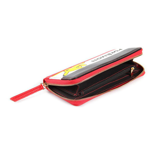 POKEMON Pikachu Striped Tri-colour Zip-Around Wallet Purse, Female, Multi-colour (GW364361POK)