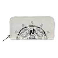 NINTENDO Legend of Zelda Symbols All-Over Print Zip-Around Wallet Purse, Female, Grey (GW608606ZEL)