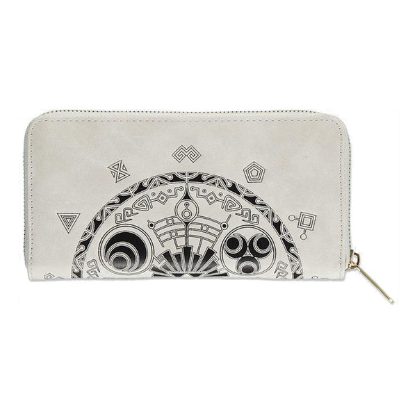 NINTENDO Legend of Zelda Symbols All-Over Print Zip-Around Wallet Purse, Female, Grey (GW608606ZEL)