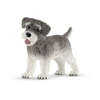 SCHLEICH Farm World Miniature Schnauzer Dog Toy Figure, 3 to 8 Years (13892)