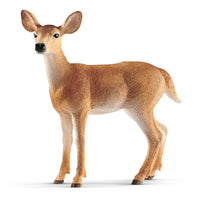 SCHLEICH Wild Life White-Tailed Doe Toy Figure, 3 to 8 Years (14819)