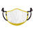 MINIONS Novelty Face Adjustable Shaped Facemask, Unisex, Yellow (FM761137DSP)