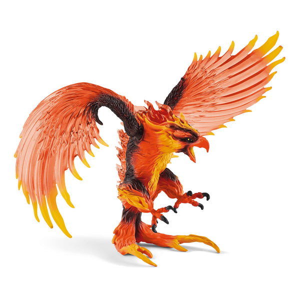 SCHLEICH Eldrador Creatures Fire Eagle Toy Figure, 7 to 12 Years, Multi-colour (42511)