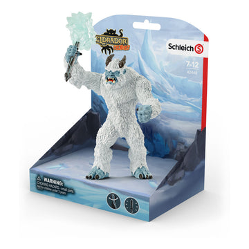 SCHLEICH Eldrador Creatures Ice Monster with Weapon Toy Figure, 7 to 12 Years, Multi-colour (42448)