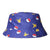 POKEMON Pika & Pokeball All-Over Print Bucket Hat, Boy, Purple (FC340382POK)