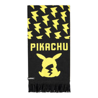 POKEMON Pikachu Lightning Bolt Beanie & Scarf Giftset, Black/Yellow (GS537354POK)