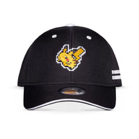 POKEMON Pika Pixelated Adjustable Cap, Black (BA622006POK)