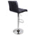 2pcs SSJ-891 60-80cm 6 Checks Round Cushion No Armrest Bar Stool Black