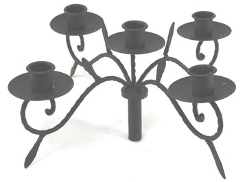 Black Wine Bottle 5 Candelabra