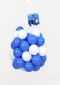 Play Balls White & Blue 50pcs