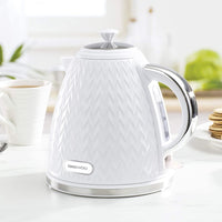 Daewoo Argyle White Kettle & 2 Slice Toaster Combo