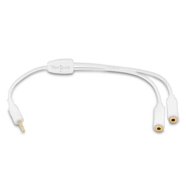 Targus 3.5mm Stereo Speaker and Headphone Splitter (Gold Plated)