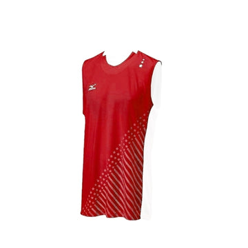 Mizuno DryLite Men's National VI Sleeveless Jersey, Red & White - XL