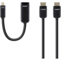 Belkin Mini DisplayPort 8' HDMI Cable and Adapter Kit